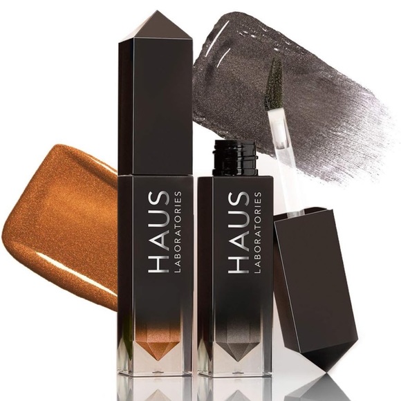 Haus Laboratories Glam Attack Liquid Shimmer Powder SET OF 2 - BIKER & CHAINS - Picture 2 of 6